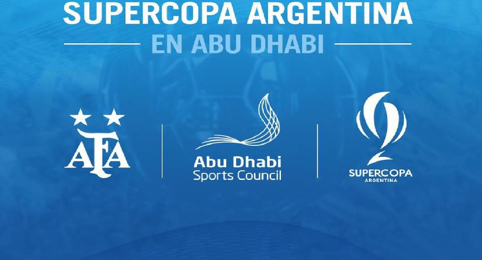 La Supercopa Argentina se jugará en Emiratos Árabes Unidos hasta 2026