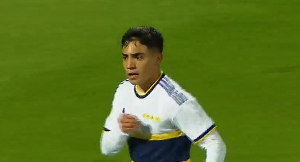 Luca Langoni anotó el 1-0 de Boca Juniors sobre Godoy Cruz por la Liga Profesional 