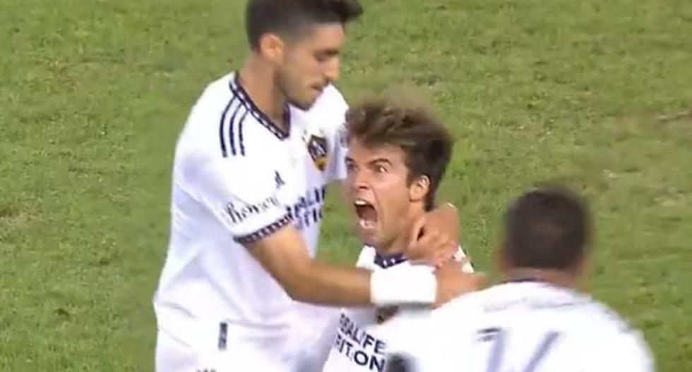 Riqui Puig's great goal: this was his first score with Galaxy in the MLS.