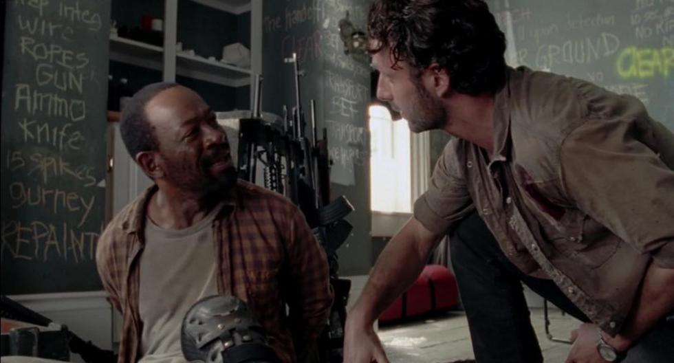 Morgan y Rick en The Walking Dead (Foto: Difusión)