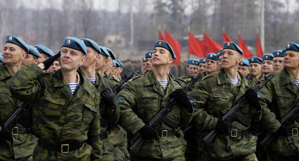 Militares rusos en el desfile del Día de la Victoria. (Foto: Getty Images) | Referencial