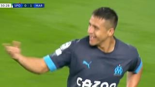 Tras revisión del VAR: Alexis Sánchez anotó gol para Marsella vs. Sporting de Lisboa | VIDEO