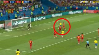 Brasil vs. Bélgica: el gol de Renato Augusto para el descuento del Scratch
