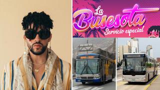 Bad Bunny en Lima: servicio especial “La Busesota” permitirá que asistentes a conciertos regresen a sus hogares 