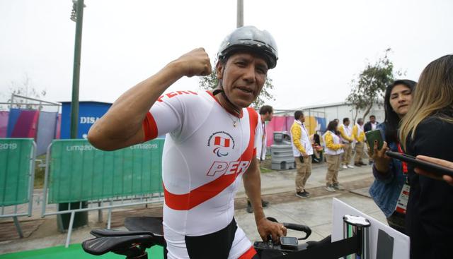 Juegos Parapanamericanos Lima 2019.Rimas Hilario ganó medalla de oro en para ciclismo de ruta C1-2 (contra reloj). (Foto: Jesús Saucedo / GEC)