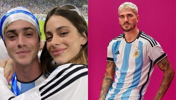 Tini Stoessel alentó a la selección argentina y Rodrigo de Paul en el Mundial Qatar 2022. (Foto: Instagram)