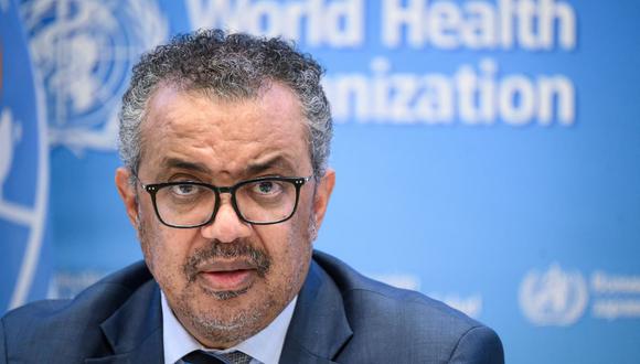 Tedros Adhanom Ghebreyesus, director general de la OMS. (FABRICE COFFRINI / AFP).