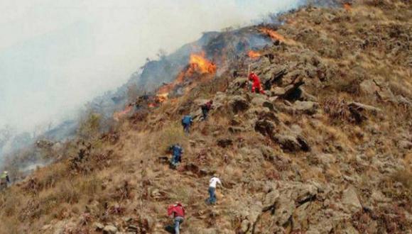 Las regiones más afectadas son Cusco y Piura, con 8 y 5 incendios forestales respectivamente.