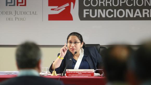 Jueza María de los Ángeles Álvarez Camacho declaró fundado pedido para no incluir a OAS Perú y Cosapi, como investigados. (Foto: Juan Ponce/Archivo El Comercio)