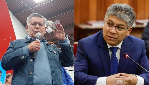 César Acuña y Werner Salcedo citados por la Comisión de Fiscalización del Congreso. (Foto: Andina)