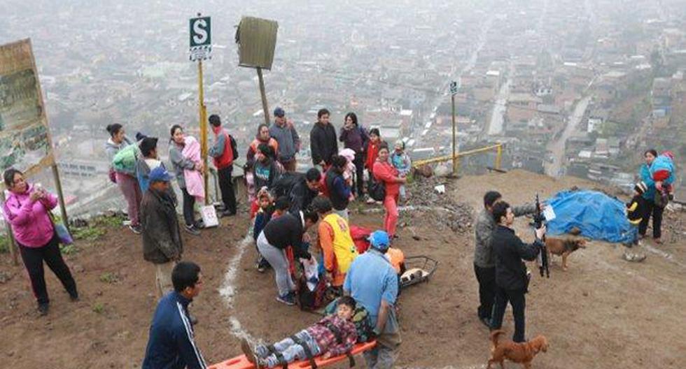 Los vecinos de VMT están en una zona de alto riesgo. (Foto: Andina)