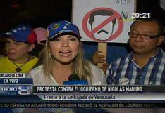 Venezolanos en Lima protestaron contra Nicolás Maduro y su gobierno