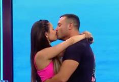 Jenko del Río le robó un beso a Andrea San Martín y así respondió ella
