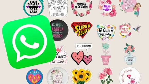 Aquí puedes descargar los mejores stickers de WhatsApp por el Día de la Madre. (Foto: MAG)