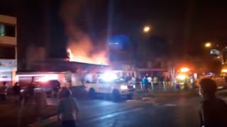 Reportan incendio en una vivienda de San Juan de Lurigancho en plena inmovilización social obligatoria | VIDEO