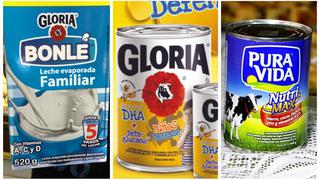 Indecopi sancionó en última instancia a Gloria, Nestlé y Laive