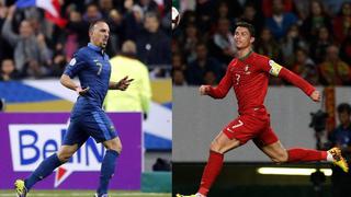 Ribéry y Cristiano Ronaldo podrían enfrentarse por un cupo al Mundial