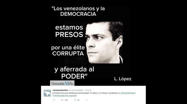 #VenezuelaConLeopoldo, el clamor de justicia por Leopoldo López - 5