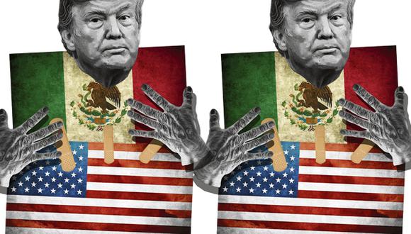 "La historia de fondo de la campaña del señor Trump para desmantelar Nafta no solo tiene que ver con su obsesión con un solo acuerdo". (Ilustración: Giovanni Tazza)