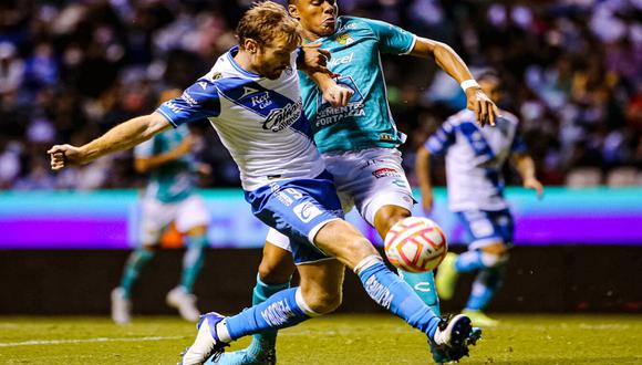 Puebla y León igualaron por el Torneo Apertura 2022.