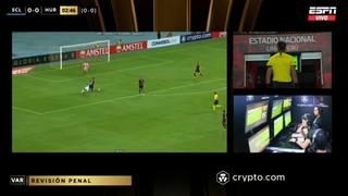 El VAR anuló un penal para Sporting Cristal vs. Huracán | VIDEO