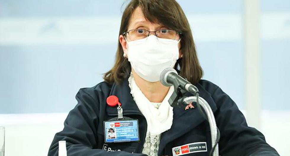 Pilar Mazzetti señala la importancia de realizar un \"cambio completo\" en la actualización de cifras del coronavirus en el Perú. (Foto: Minsa)