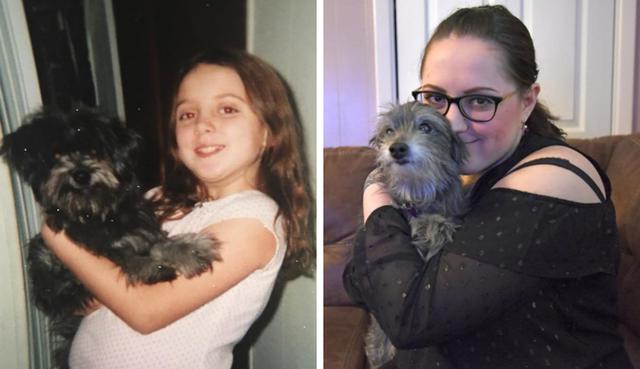 Cuando cumplió 10 años, Nicole recibió a 'Chloe' como regalo de parte de su abuela y se volvieron amigas en el acto. (Fotos: Nicole Grimes en Facebook)