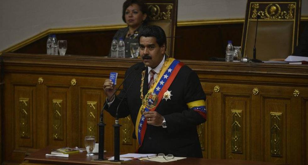 Un día como hoy, pero en 2013, Nicolás Maduro jura como presidente de Venezuela. (Foto: Getty Images)