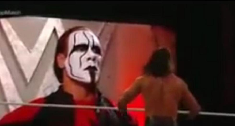 Sting regresó una vez más a la WWE (Foto: Captura)