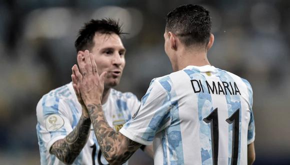 Lionel Messi y Ángel Di María integran la lista de convocados de Argentina para el Mundial Qatar 2022. (Foto: EFE)