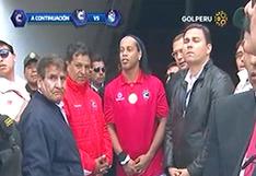 Ronaldinho: así fue su salida al Inca Garcilaso de la Vega