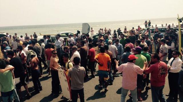 Costa Verde: surfistas y vecinos protestaron en Miraflores - 1