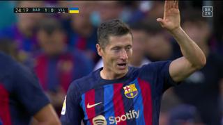 Su primer gol de LaLiga en el Camp Nou: Lewandowski puso el 1-0 de Barcelona vs. Real Valladolid | VIDEO