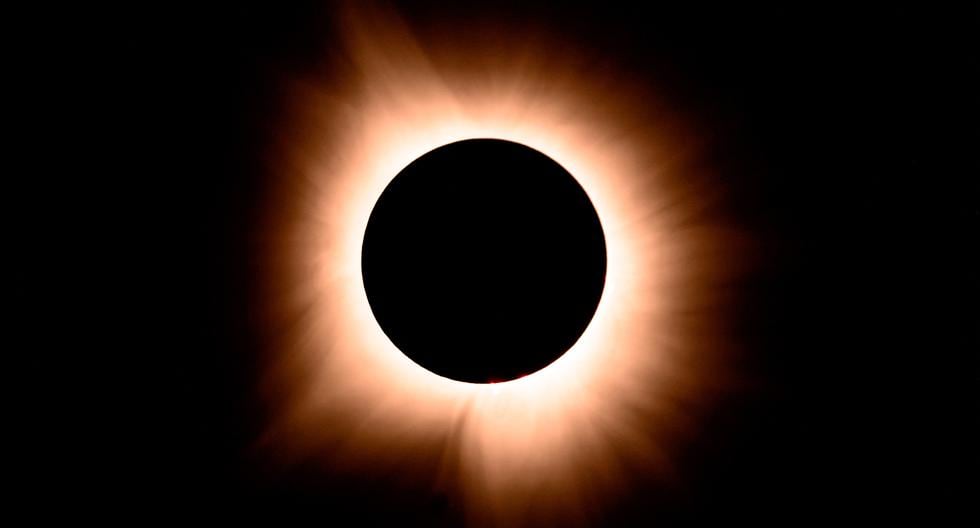The Total Solar Eclipse of the Sun Seen in America