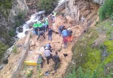 Cuatro personas mueren tras deslizamiento de tierra y piedras en baños termales de Apurímac