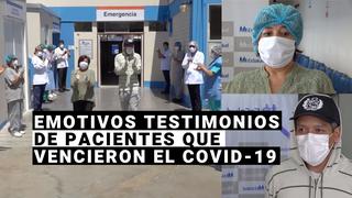 Coronavirus en Perú: Emotivos testimonios de los pacientes que vencieron al COVID-19