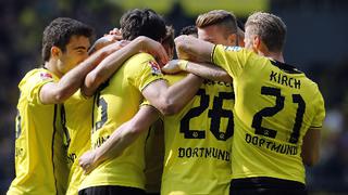 Con goles de Lewandowski y Reus, Dortmund goleó 4-2 al Mainz