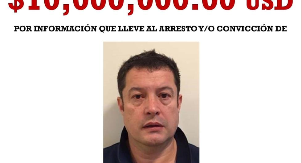 Desde el 2021 Estados Unidos ofrece una recompensa de 10 millones de dólares por la captura de Álvaro Pulido Vargas. (EFE/Departamento de Estado de EE.UU.).