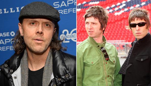 Lars Ulrich: "La música de Oasis es el soundtrack de mi vida"