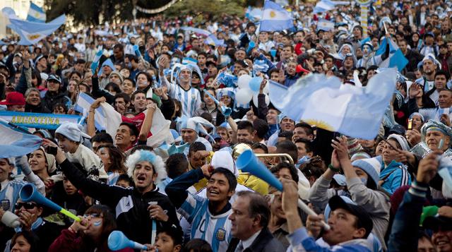 Así se celebró en Buenos Aires la clasificación de Argentina - 1