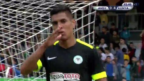 Paolo Hurtado anotó y dio dos asistencias en Turquía (Captura y video: Twitter).