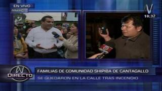 Lima y Rímac enfrentados por shipibos de Cantagallo