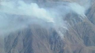 Argentina: Incendio forestal arrasa 1.500 hectáreas de bosque