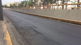 By-pass de la Av. 28 de Julio sigue presentando fallas