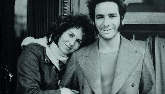 Buenos Aires, Julio de 1977. Foto de Lucho Hernández y Betty Adler , su eterno amor.