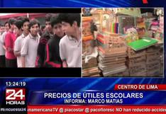 Perú: comenzó la campaña escolar y los útiles subieron de precio