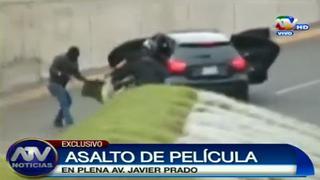 Javier Prado: violento asalto fue captado por cámaras [VIDEO]