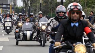 Motos clásicas se lucieron en las calles de Lima  [FOTOS]
