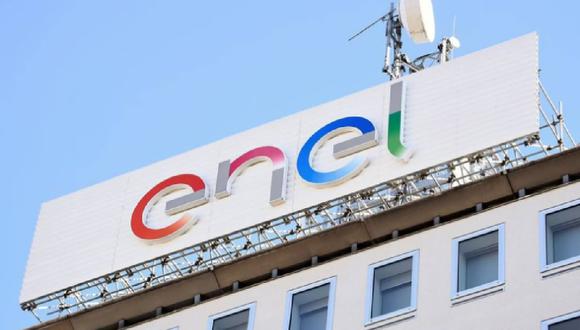 El logo de la empresa eléctrica Enel. (Foto de Bloomberg)