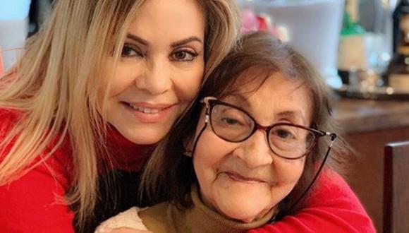 Gisela Valcárcel y su madre, Teresa Álvarez. (Foto: Instagram)